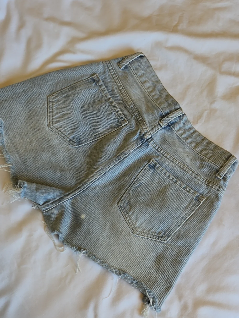 Denim Cutoff Shorts  (Set Of 3) - Light Blue, Medium Blue, Dark Blue